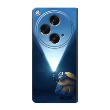 Пластиковый чехол на OPPO Find N3 с принтом Миньоны Пластиковый чехол на OPPO Find N3 с принтом Миньоны