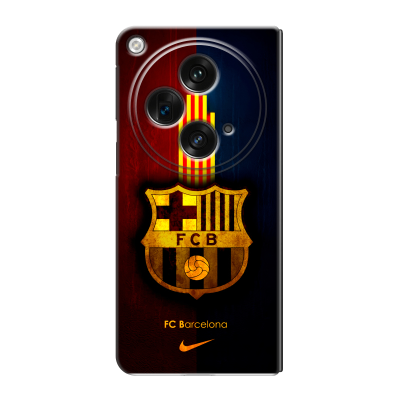 Пластиковый чехол на OPPO Find N3 с принтом Барселона Barcelona Пластиковый чехол на OPPO Find N3 с принтом Барселона Barcelona
