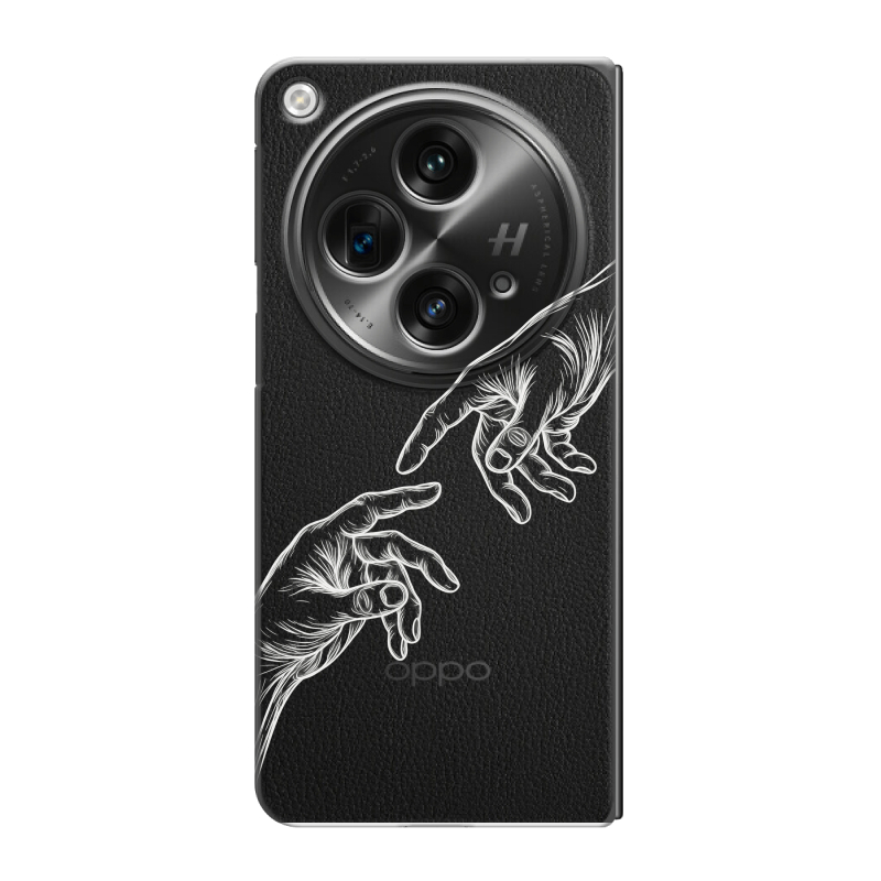 Пластиковый чехол на OPPO Find N3 с принтом Сотворение мира Пластиковый чехол на OPPO Find N3 с принтом Сотворение мира