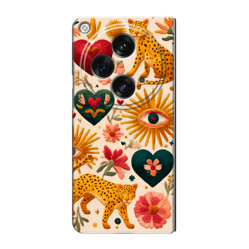 Пластиковый чехол на OPPO Find N3 с принтом Модный принт Пластиковый чехол на OPPO Find N3 с принтом Модный принт