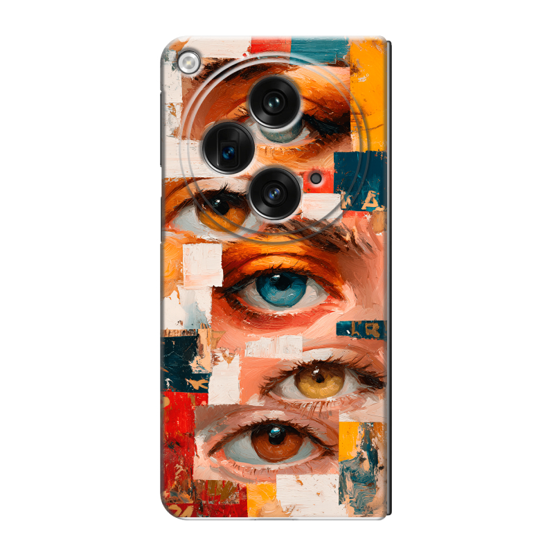 Пластиковый чехол на OPPO Find N3 с принтом Модный принт Пластиковый чехол на OPPO Find N3 с принтом Модный принт