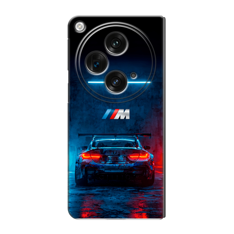 Пластиковый чехол на OPPO Find N3 с принтом BMW БМВ Пластиковый чехол на OPPO Find N3 с принтом BMW БМВ