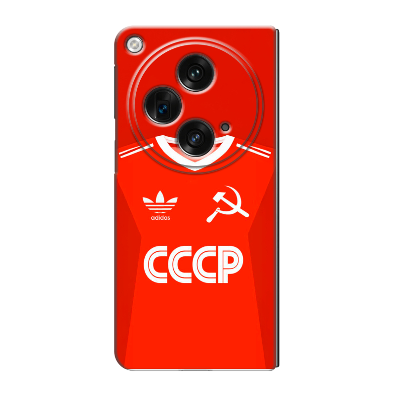Пластиковый чехол на OPPO Find N3 с принтом Флаг Герб СССР Пластиковый чехол на OPPO Find N3 с принтом Флаг Герб СССР