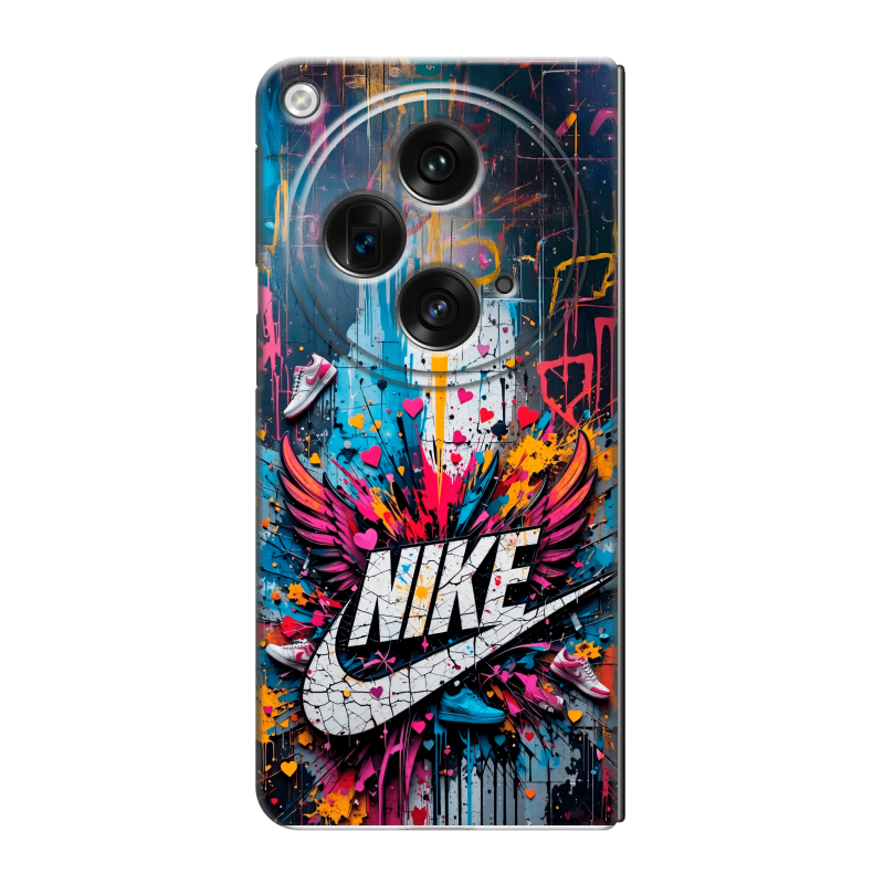 Пластиковый чехол на OPPO Find N3 с принтом Nike Найк Пластиковый чехол на OPPO Find N3 с принтом Nike Найк