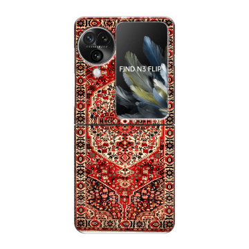 Пластиковый чехол на OPPO Find N3 Flip с принтом Ковер