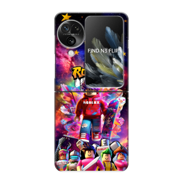 Пластиковый чехол на OPPO Find N3 Flip с принтом Roblox Роблокс Пластиковый чехол на OPPO Find N3 Flip с принтом Roblox Роблокс