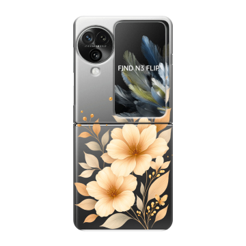 Пластиковый чехол на OPPO Find N3 Flip с принтом для девушки