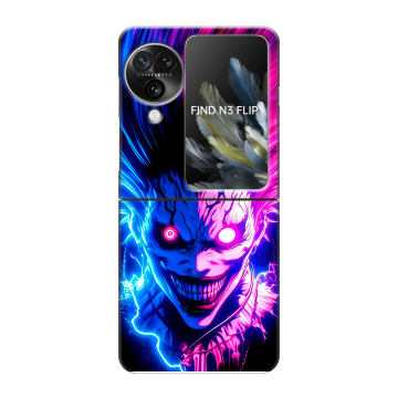 Пластиковый чехол на OPPO Find N3 Flip с принтом Death note Тетрадь смерти
