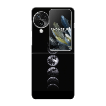 Пластиковый чехол на OPPO Find N3 Flip с принтом женский