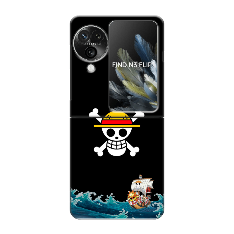 Пластиковый чехол на OPPO Find N3 Flip с принтом One Piece Ван Пис Пластиковый чехол на OPPO Find N3 Flip с принтом One Piece Ван Пис