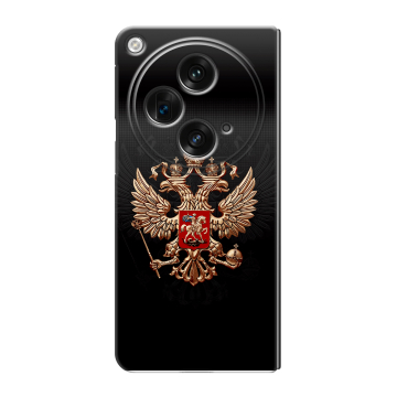 Пластиковый чехол на OnePlus Open с принтом Герб России