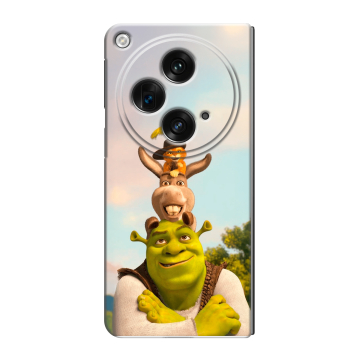 Пластиковый чехол на OnePlus Open с принтом Шрек Shrek Пластиковый чехол на OnePlus Open с принтом Шрек Shrek