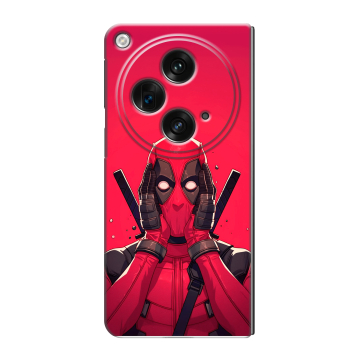 Пластиковый чехол на OnePlus Open с принтом Дедпул Deadpool Пластиковый чехол на OnePlus Open с принтом Дедпул Deadpool
