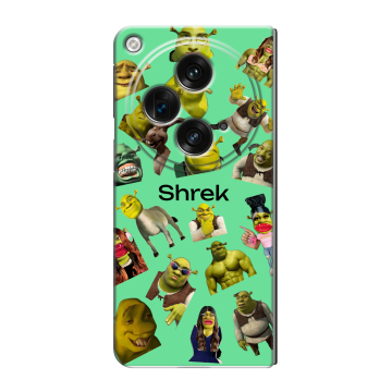 Пластиковый чехол на OnePlus Open с принтом Шрек Shrek Пластиковый чехол на OnePlus Open с принтом Шрек Shrek