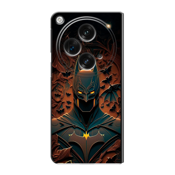 Пластиковый чехол на OnePlus Open с принтом Batman Бэтмен Пластиковый чехол на OnePlus Open с принтом Batman Бэтмен
