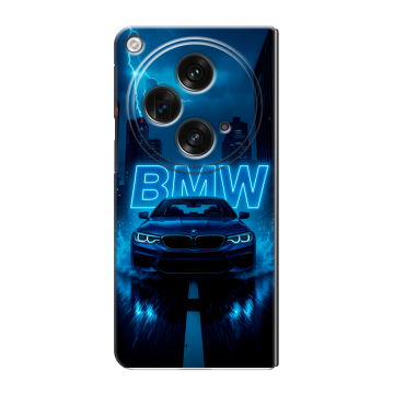 Пластиковый чехол на OnePlus Open с принтом BMW БМВ Пластиковый чехол на OnePlus Open с принтом BMW БМВ
