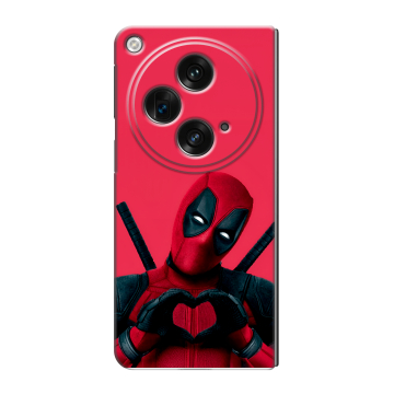 Пластиковый чехол на OnePlus Open с принтом Дедпул Deadpool Пластиковый чехол на OnePlus Open с принтом Дедпул Deadpool