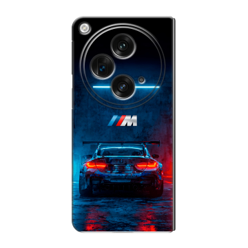 Пластиковый чехол на OnePlus Open с принтом BMW БМВ Пластиковый чехол на OnePlus Open с принтом BMW БМВ