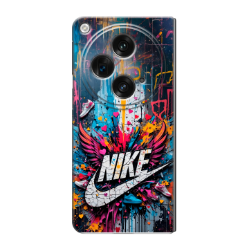 Пластиковый чехол на OnePlus Open с принтом Nike Найк Пластиковый чехол на OnePlus Open с принтом Nike Найк