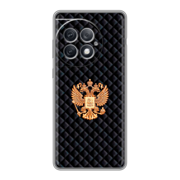 Силиконовый чехол на OnePlus Ace 2 Pro с принтом Герб России принт Силиконовый чехол на OnePlus Ace 2 Pro с принтом Герб России принт