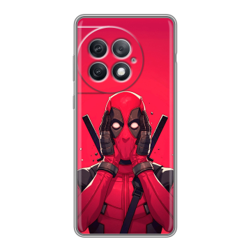 Силиконовый чехол на OnePlus Ace 2 Pro с принтом Дедпул Deadpool