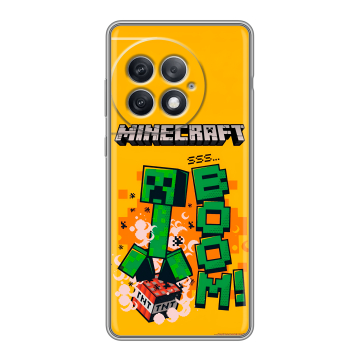 Силиконовый чехол на OnePlus Ace 2 Pro с принтом Майнкрафт Minecraft Силиконовый чехол на OnePlus Ace 2 Pro с принтом Майнкрафт Minecraft