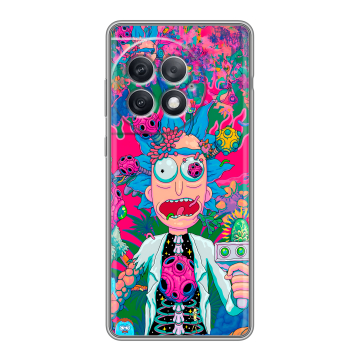 Силиконовый чехол на OnePlus Ace 2 Pro с принтом Рик и Морти Rick Morty Силиконовый чехол на OnePlus Ace 2 Pro с принтом Рик и Морти Rick Morty