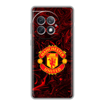 Силиконовый чехол на OnePlus Ace 2 Pro с принтом Manchester United