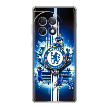 Силиконовый чехол на OnePlus Ace 2 Pro с принтом Chelsea Челси