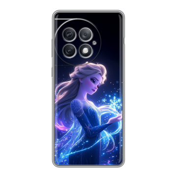 Силиконовый чехол на OnePlus Ace 2 Pro с принтом Холодное сердце Frozen Силиконовый чехол на OnePlus Ace 2 Pro с принтом Холодное сердце Frozen