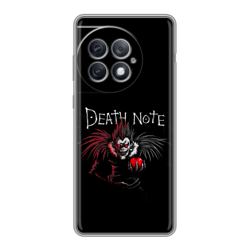 Силиконовый чехол на OnePlus Ace 2 Pro с принтом Death note Тетрадь смерти