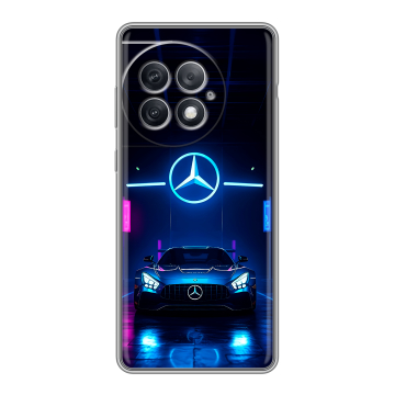 Силиконовый чехол на OnePlus Ace 2 Pro с принтом Mercedes Мерседес Силиконовый чехол на OnePlus Ace 2 Pro с принтом Mercedes Мерседес