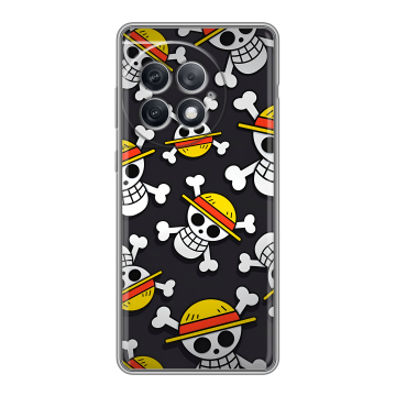 Силиконовый чехол на OnePlus Ace 2 Pro с принтом One Piece Ван Пис