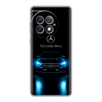 Силиконовый чехол на OnePlus Ace 2 Pro с принтом Mercedes Мерседес