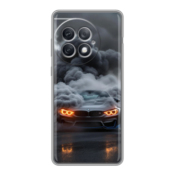Силиконовый чехол на OnePlus Ace 2 Pro с принтом BMW БМВ