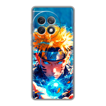 Силиконовый чехол на OnePlus Ace 2 Pro с принтом Аниме Наруто Naruto
