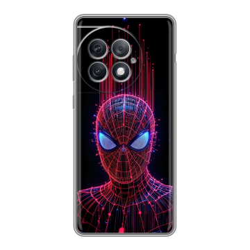 Силиконовый чехол на OnePlus Ace 2 Pro с принтом Spiderman Человек паук Силиконовый чехол на OnePlus Ace 2 Pro с принтом Spiderman Человек паук