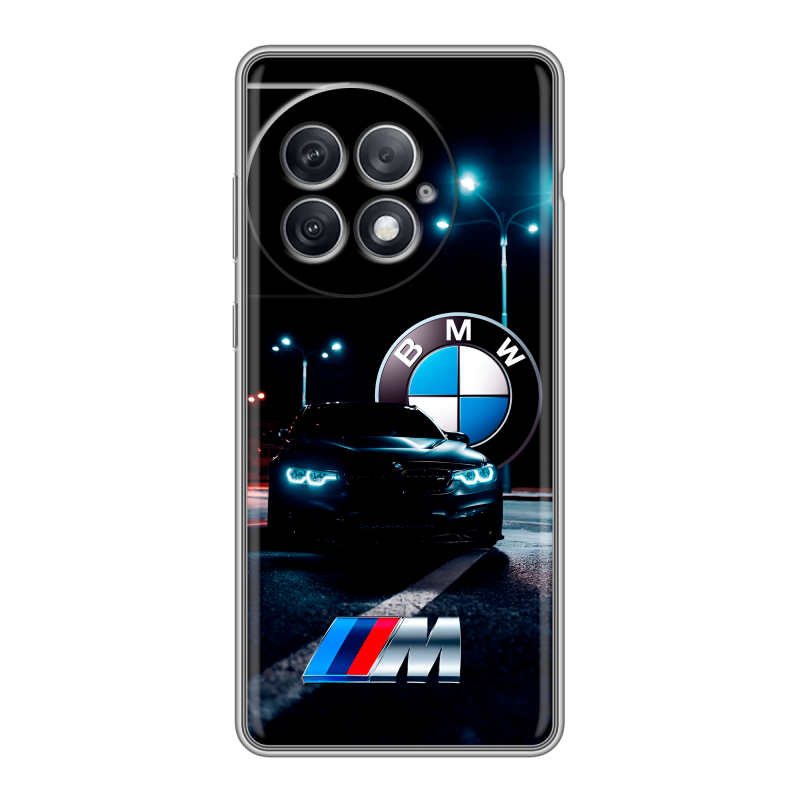 Силиконовый чехол на OnePlus Ace 2 Pro с принтом БМВ BMW Силиконовый чехол на OnePlus Ace 2 Pro с принтом БМВ BMW