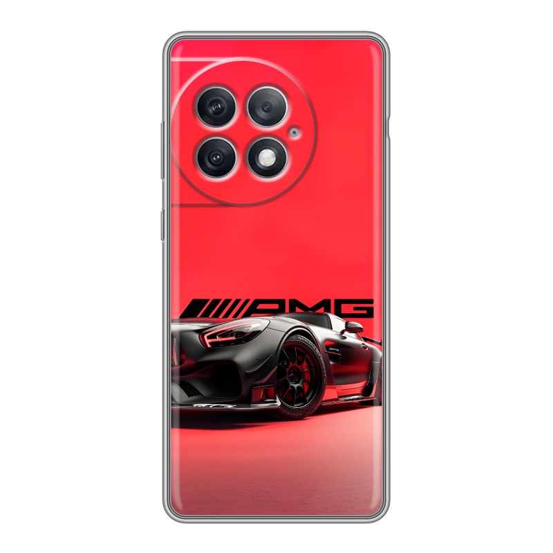 Силиконовый чехол на OnePlus Ace 2 Pro с принтом Мерседес Mercedes AMG Силиконовый чехол на OnePlus Ace 2 Pro с принтом Мерседес Mercedes AMG