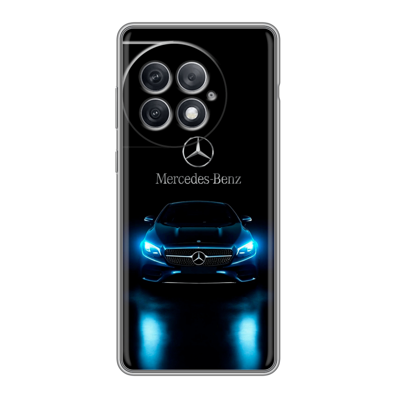 Силиконовый чехол на OnePlus Ace 2 Pro с принтом Mercedes Мерседес Силиконовый чехол на OnePlus Ace 2 Pro с принтом Mercedes Мерседес