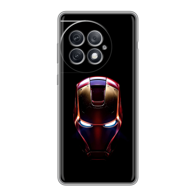 Силиконовый чехол на OnePlus Ace 2 Pro с принтом IronMan Железный человек Силиконовый чехол на OnePlus Ace 2 Pro с принтом IronMan Железный человек
