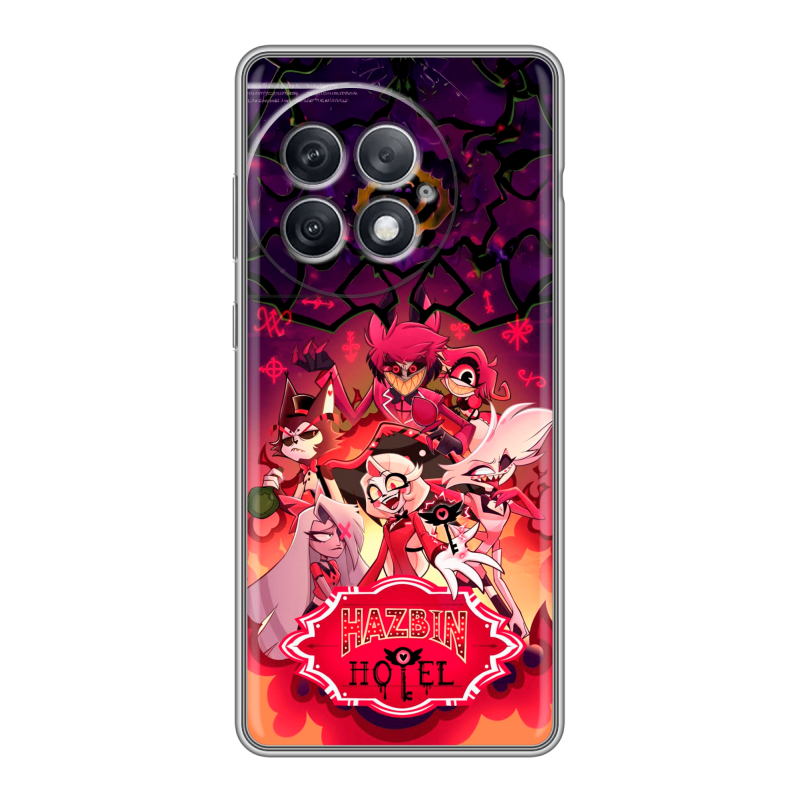 Силиконовый чехол на OnePlus Ace 2 Pro с принтом Hazbin Hotel Отель Хазбин Силиконовый чехол на OnePlus Ace 2 Pro с принтом Hazbin Hotel Отель Хазбин