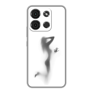 Силиконовый чехол на Itel A60s с принтом Силуэт Силиконовый чехол на Itel A60s с принтом Силуэт