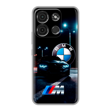 Силиконовый чехол на Itel A60s с принтом БМВ BMW