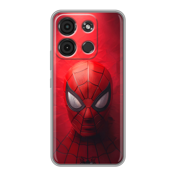 Силиконовый чехол на Itel A60s с принтом Spiderman Человек паук Силиконовый чехол на Itel A60s с принтом Spiderman Человек паук