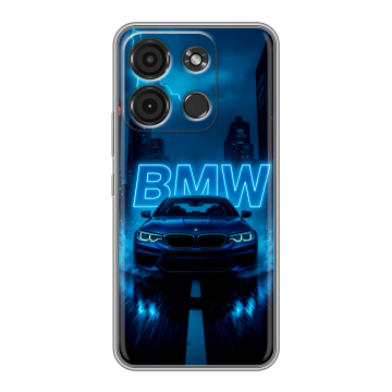 Силиконовый чехол на Itel A60s с принтом BMW БМВ Силиконовый чехол на Itel A60s с принтом BMW БМВ
