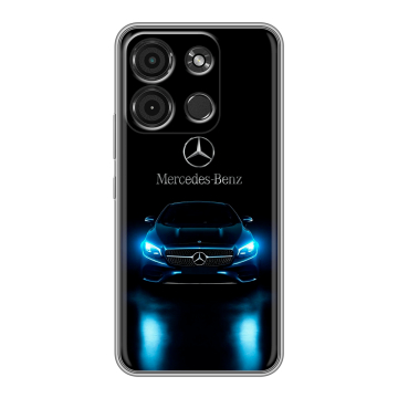 Силиконовый чехол на Itel A60s с принтом Mercedes Мерседес Силиконовый чехол на Itel A60s с принтом Mercedes Мерседес