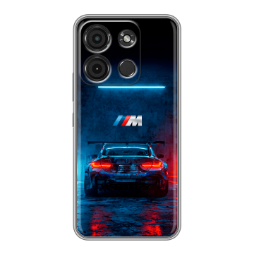 Силиконовый чехол на Itel A60s с принтом BMW БМВ Силиконовый чехол на Itel A60s с принтом BMW БМВ