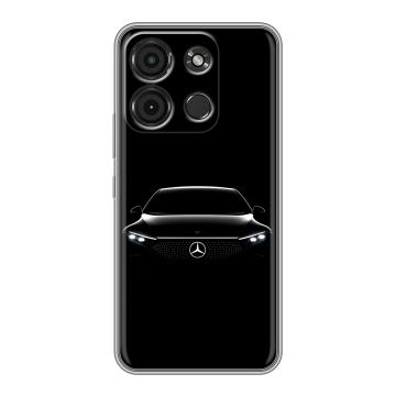 Силиконовый чехол на Itel A60s с принтом Mercedes Мерседес Силиконовый чехол на Itel A60s с принтом Mercedes Мерседес