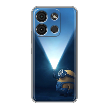 Силиконовый чехол на Itel A60s с принтом Миньоны Силиконовый чехол на Itel A60s с принтом Миньоны